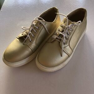 Unbranded Women’s Metallic Lace Up Sneakers Sz 41
